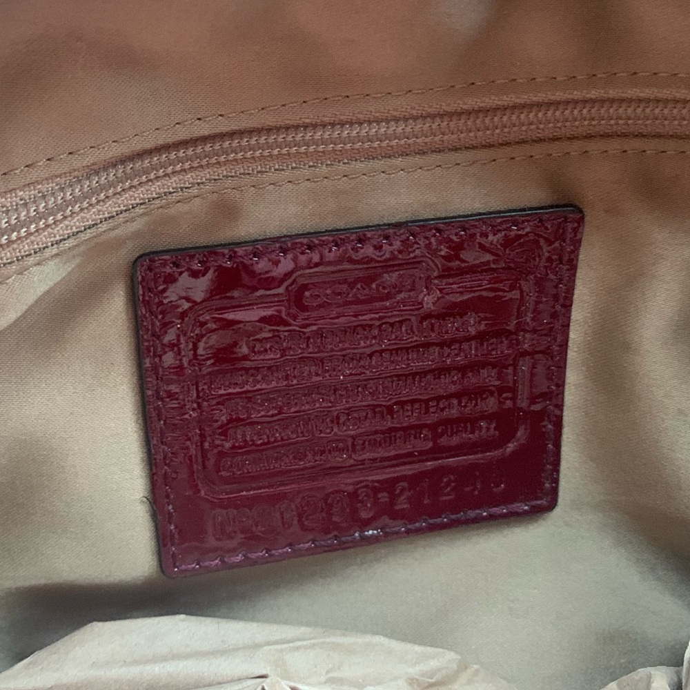 Coach Madison Juliette Patent Leather Satchel - Picture 8 of 11